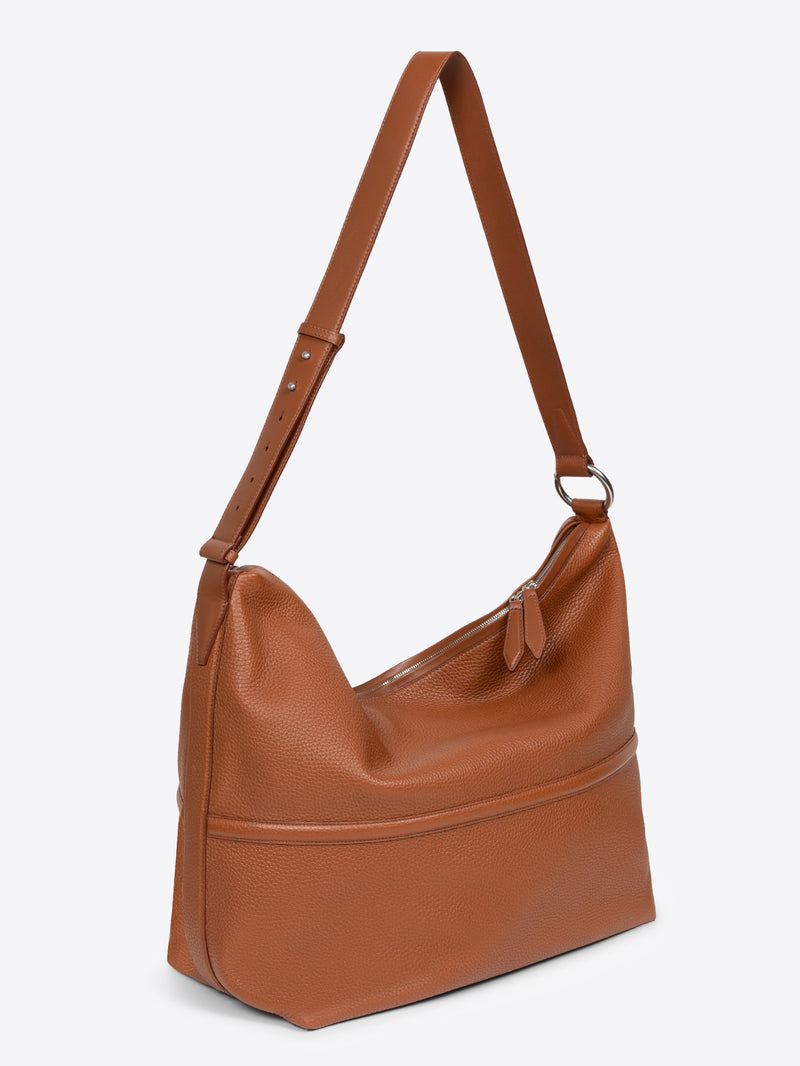 Dries Van Noten Leather Holdall Tan