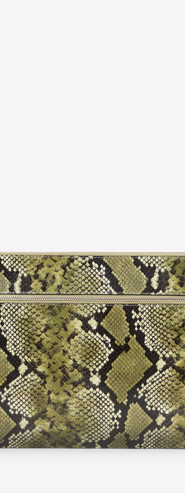 dries van noten Leather laptop case bottle