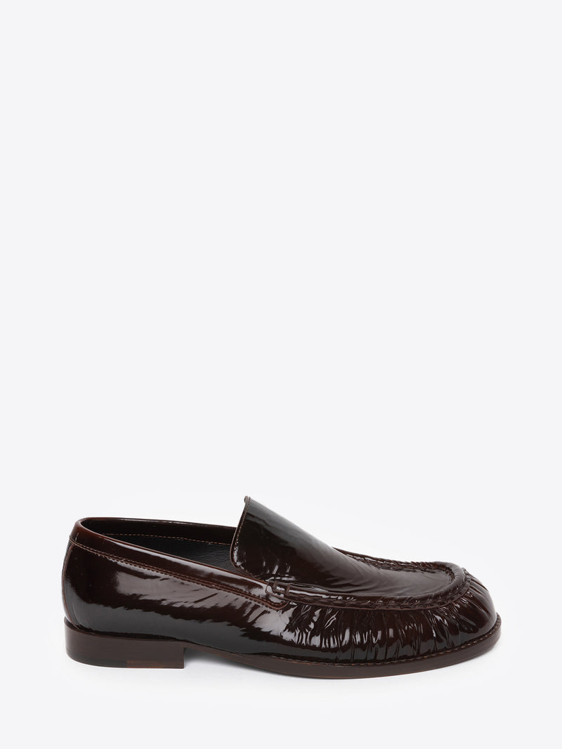 Dries Van Noten Leather Loafers DARK BROWN