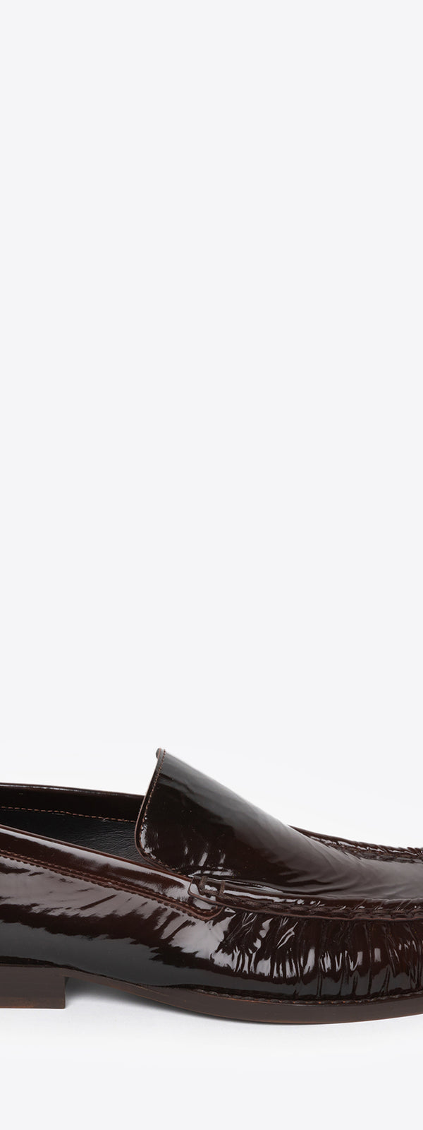 dries van noten Leather loafers DARK BROWN