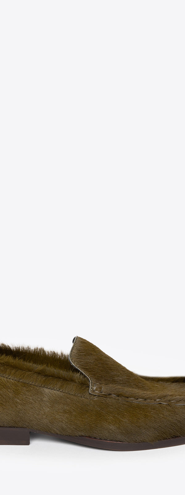 dries van noten Leather loafers PISTACHE