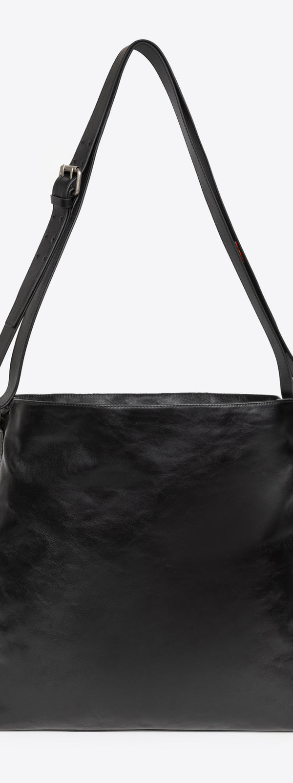 dries van noten Leather messenger bag BLACK