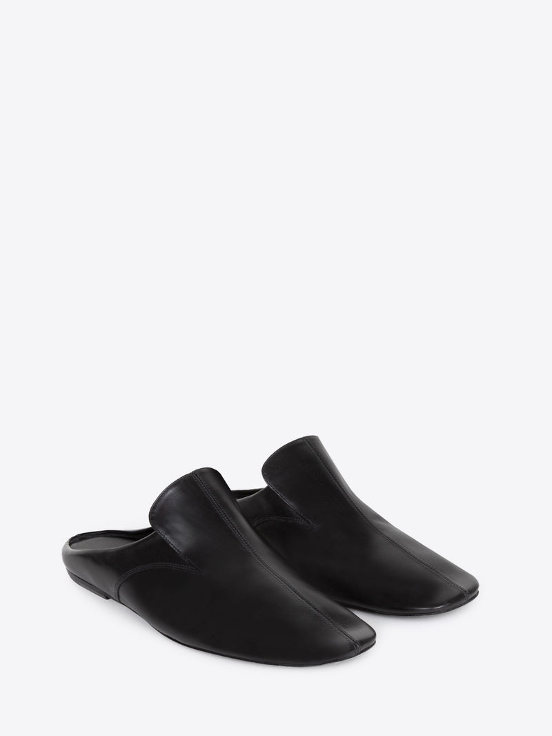 Dries Van Noten Leather Mules Black