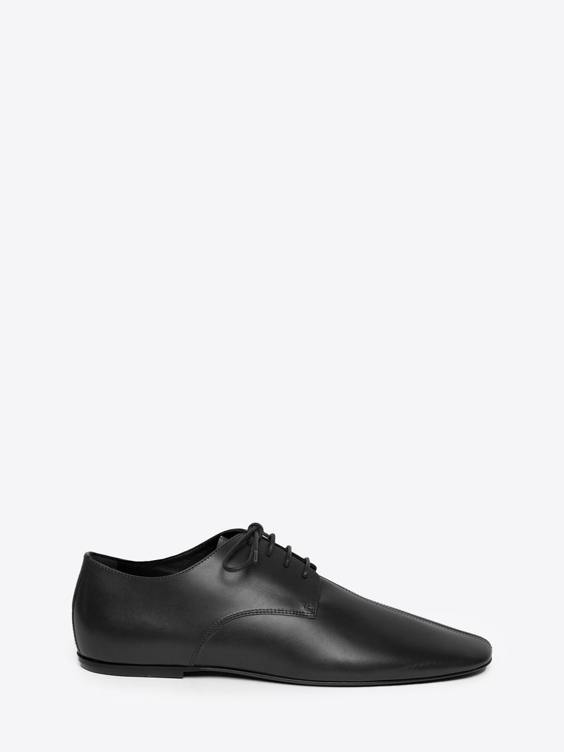 Dries Van Noten Leather Oxford Shoes BLACK
