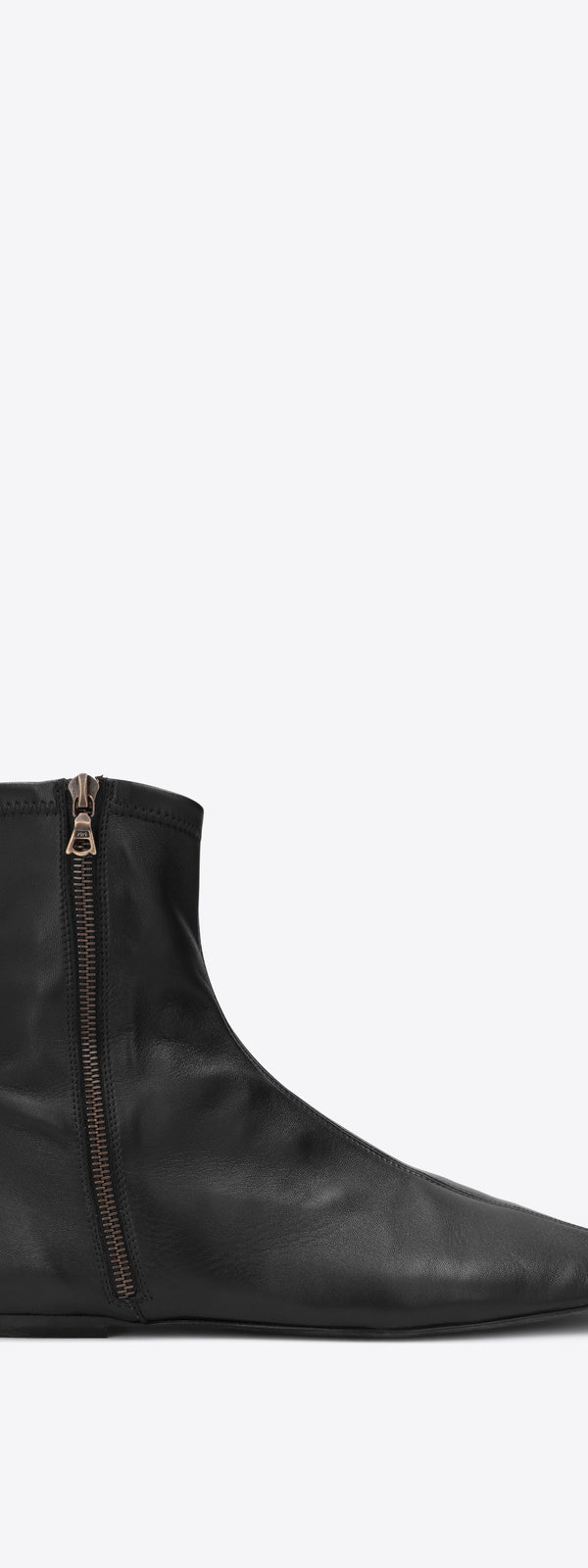 dries van noten Leather sock boots black