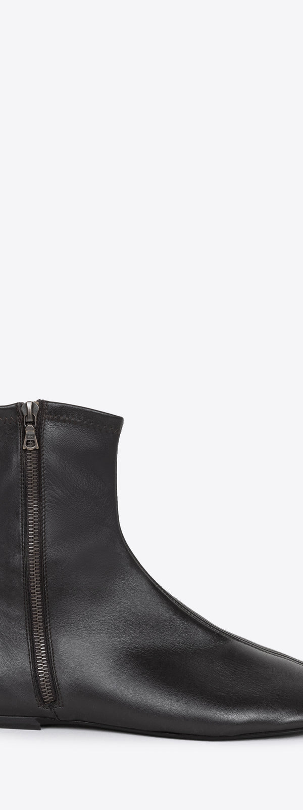 dries van noten Leather sock boots black