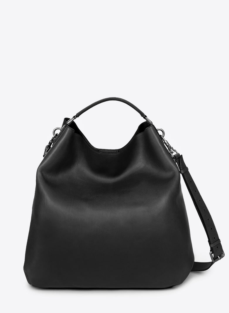 Dries Van Noten Leather Tote Black