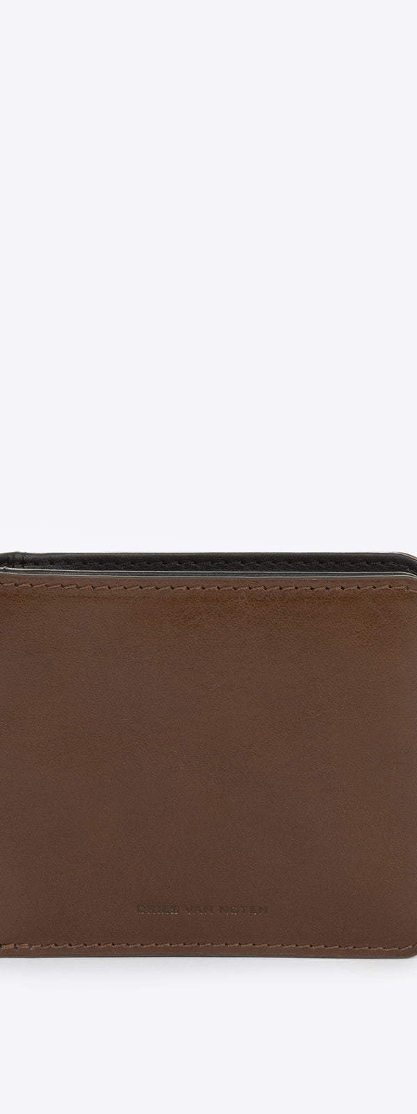 dries van noten Leather wallet OLIVE