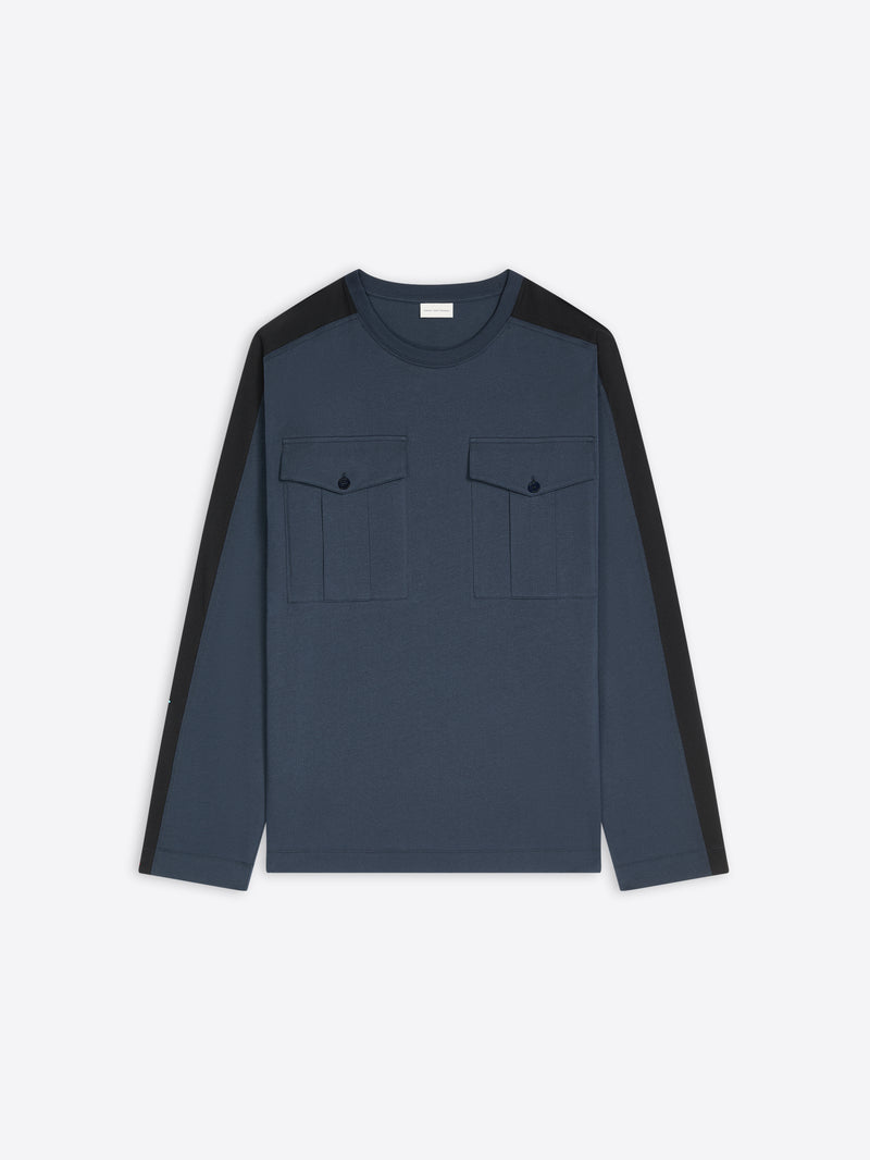 Dries Van Noten Long Sleeve Tee NAVY