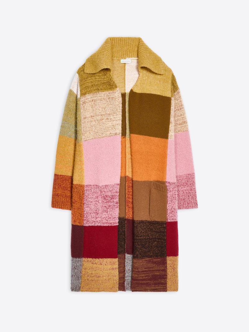 Dries Van Noten Long Wool Cardigan MUSTARD
