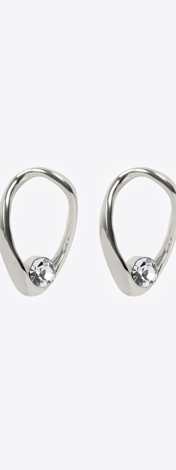 dries van noten Loop earrings silver