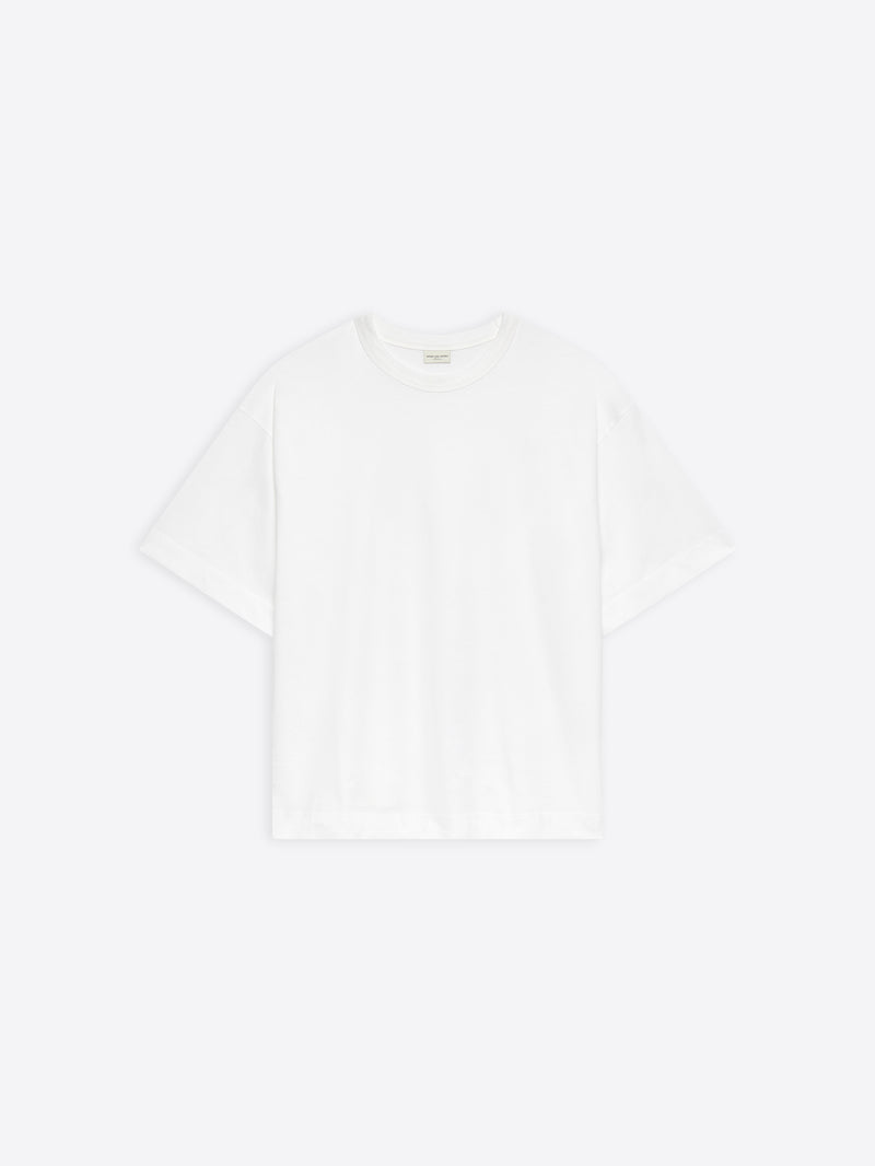 Dries Van Noten Loose Cotton Tee WHITE