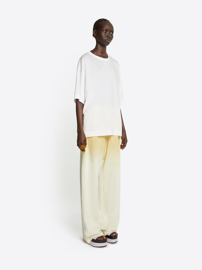 Dries Van Noten Loose Cotton Tee WHITE