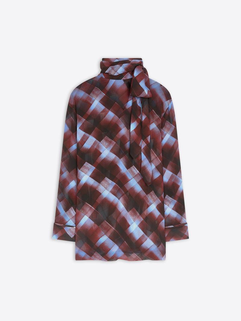 Dries Van Noten Loose Fit Blouse BURGUNDY