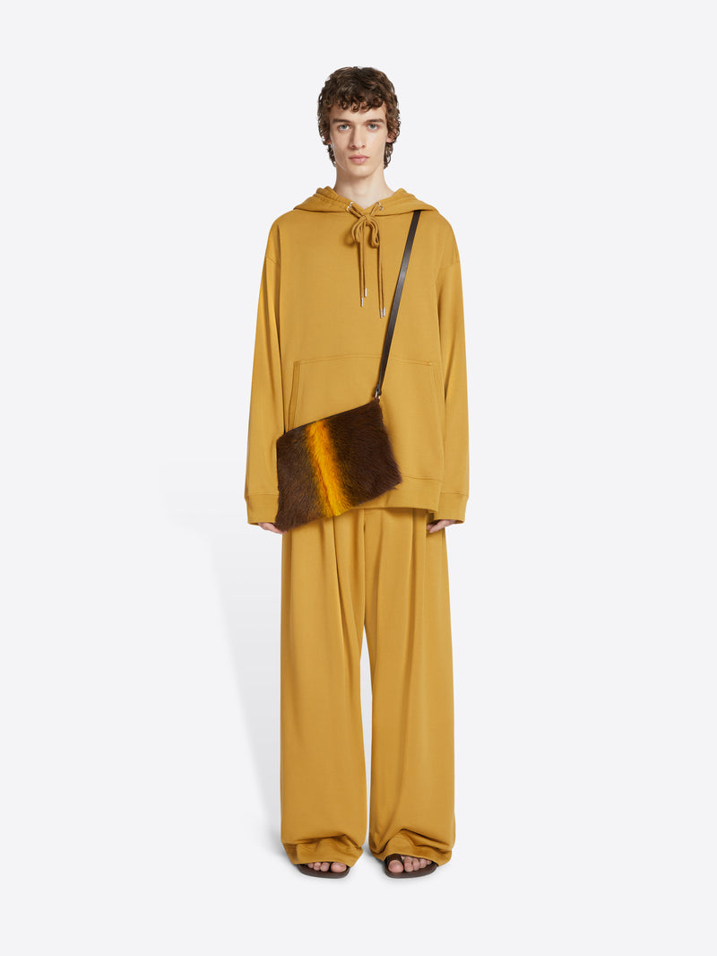 Dries Van Noten Loose Fit Hoodie Ocra