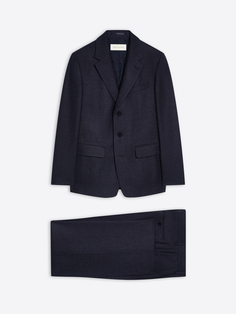 Dries Van Noten Loose Fit Suit NAVY