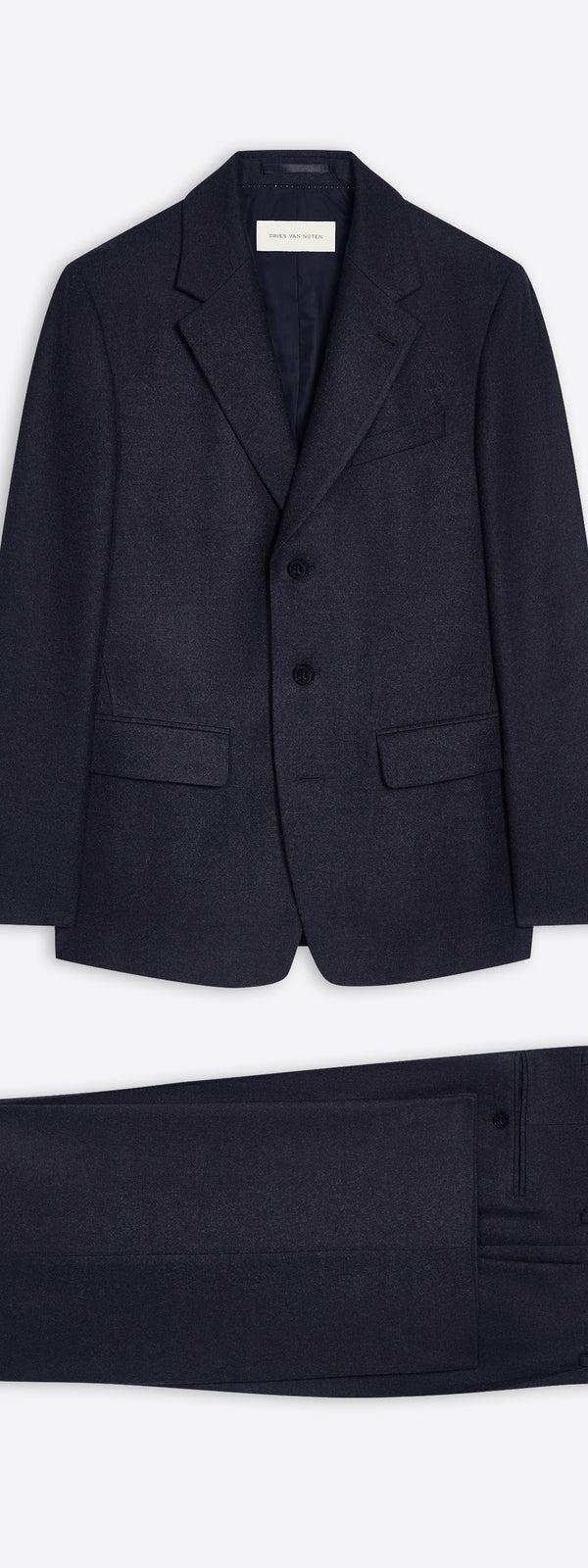 dries van noten Loose fit suit NAVY
