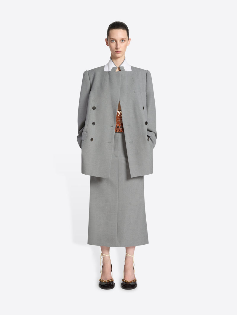 Dries Van Noten Merino Wool Blazer GREY