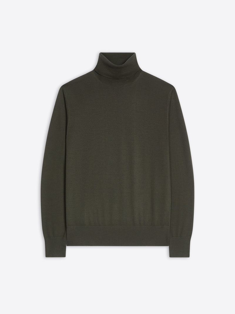 Dries Van Noten Merino Wool Sweater DARK KHAKI