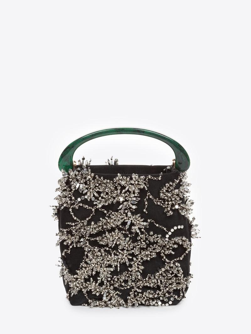 Dries Van Noten Micro Leather Bag Black