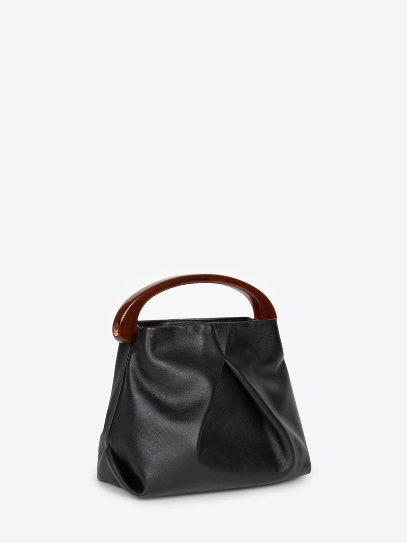 Dries Van Noten Mini Leather Bag Black