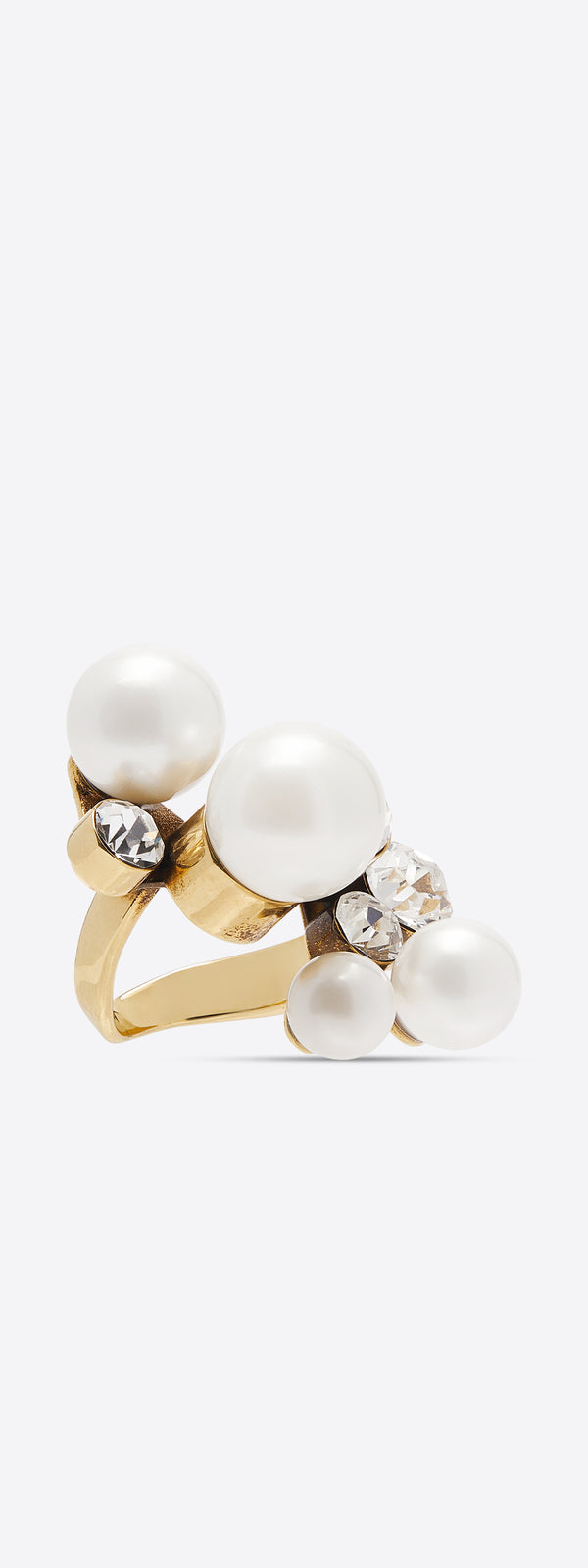 dries van noten Ornamented ring gold
