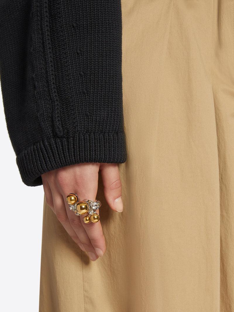 Dries Van Noten Ornamented Ring Silver