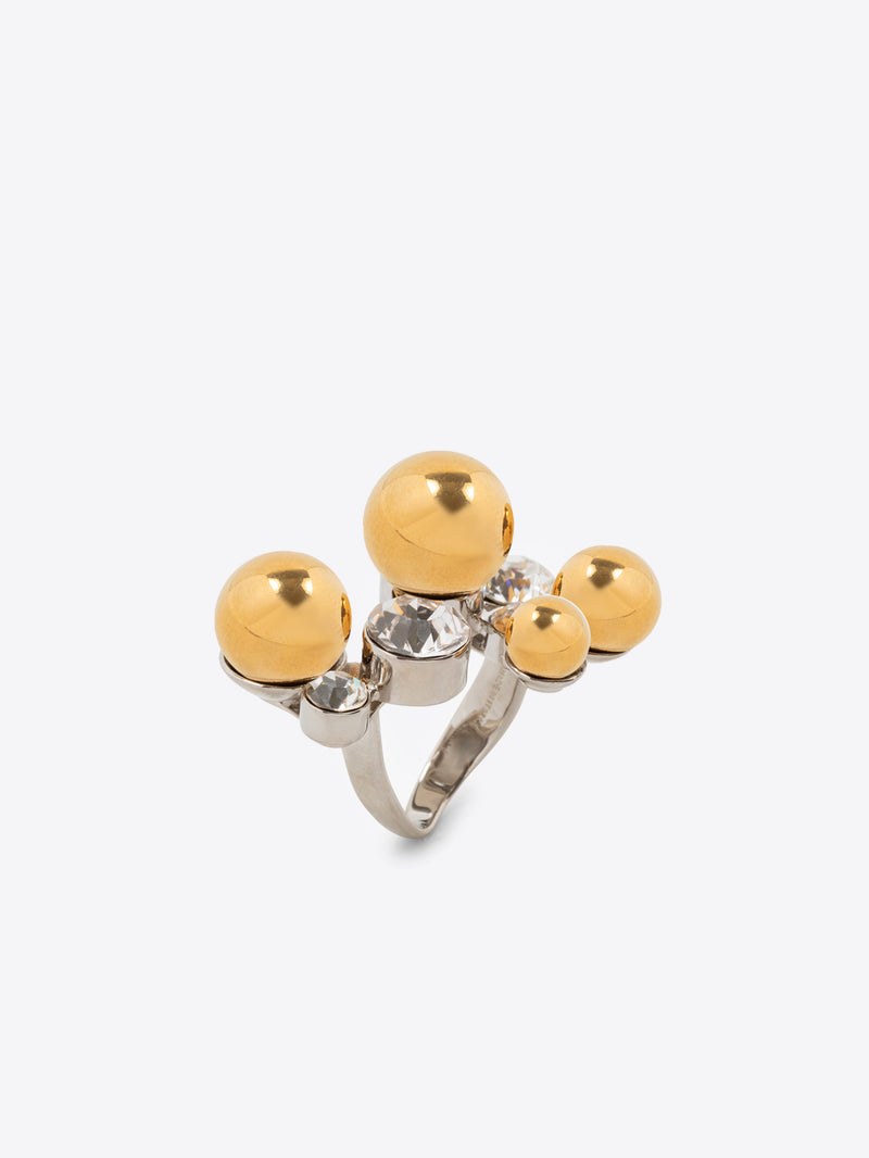 Dries Van Noten Ornamented Ring Silver
