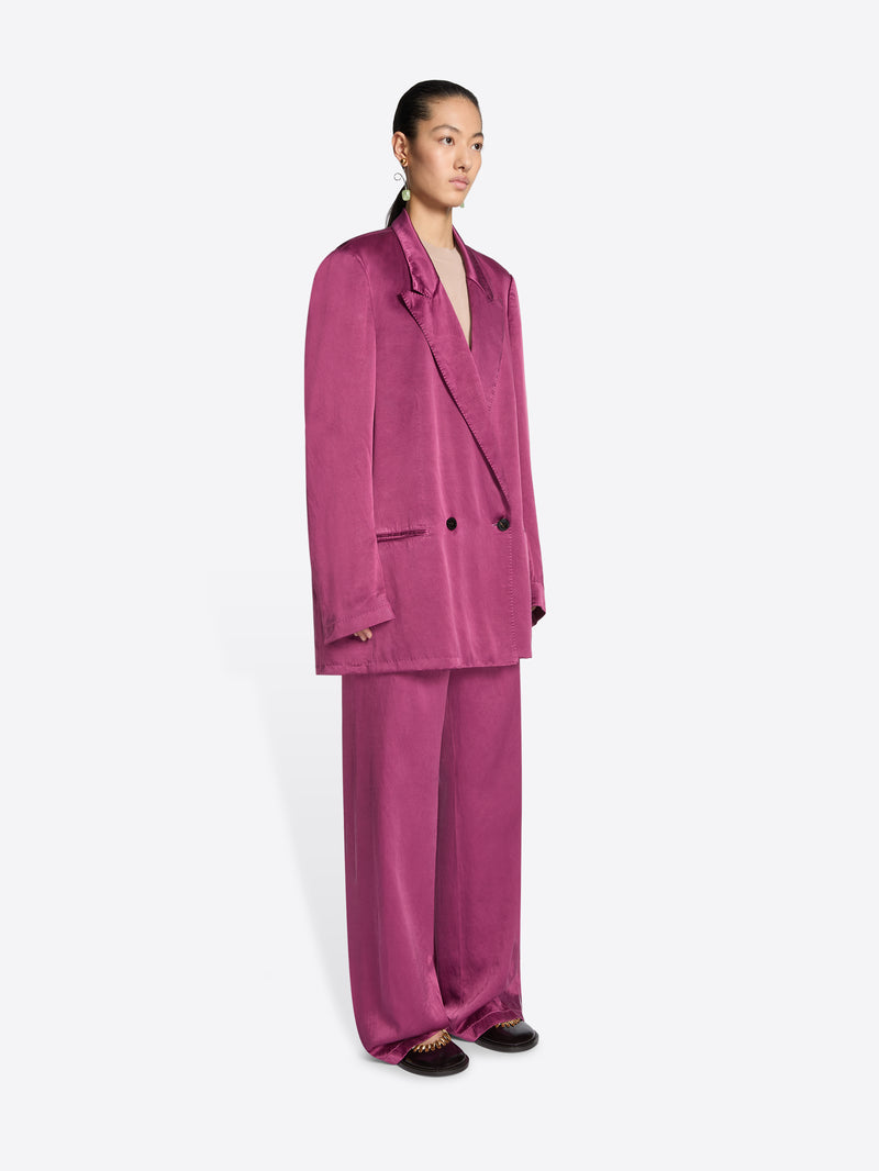 Dries Van Noten Overdyed Blazer RASPBERRY