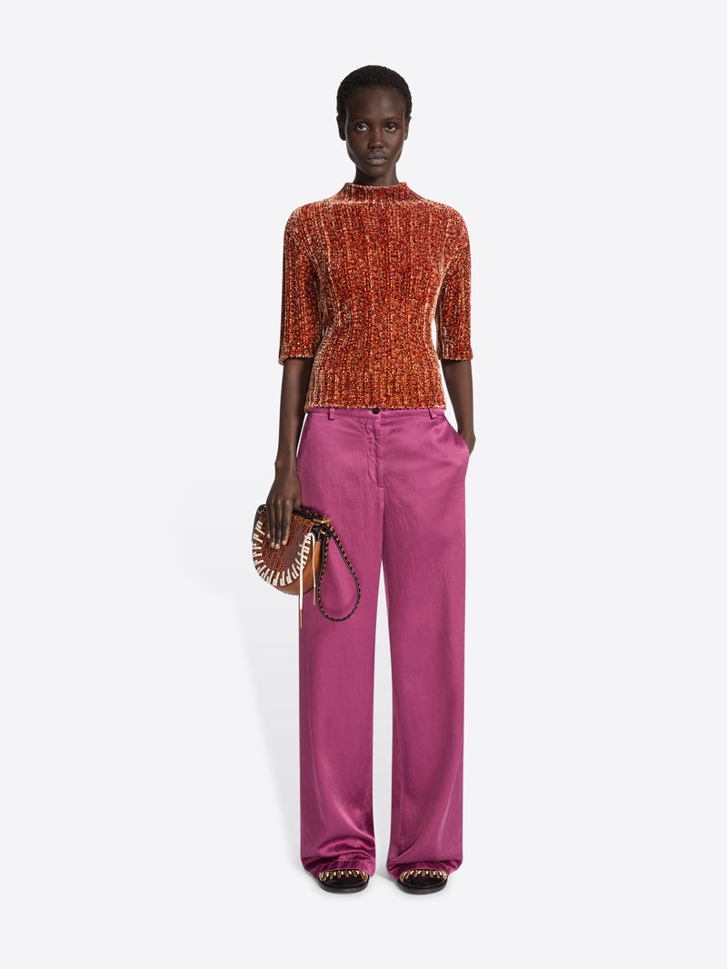 Dries Van Noten Overdyed Pants RASPBERRY