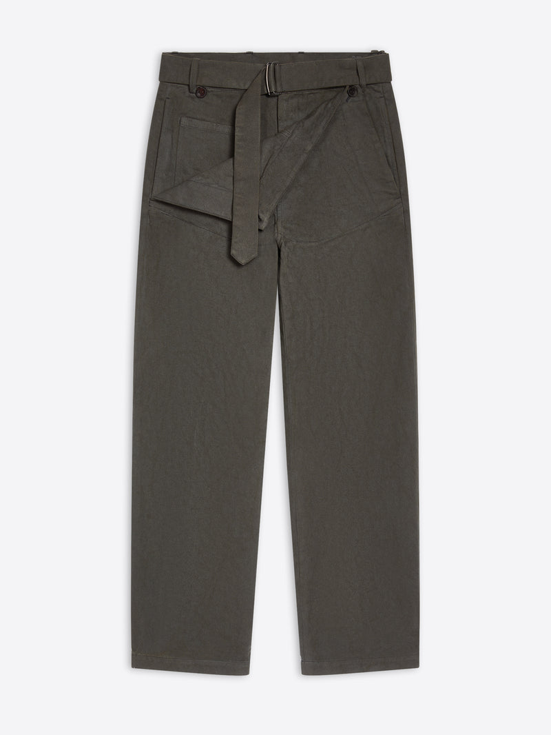 Dries Van Noten Overdyed Sailor Pants DARK GREY