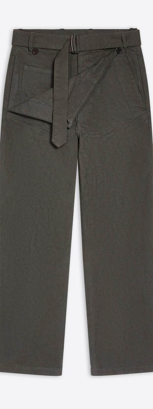 dries van noten Overdyed sailor pants DARK GREY