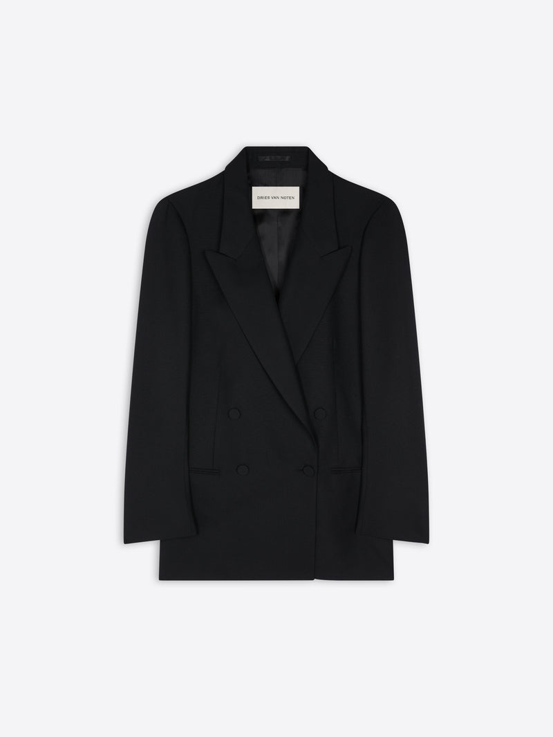 dries van noten Oversized blazer black