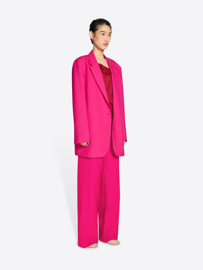 Dries Van Noten Oversized Blazer Fuchsia
