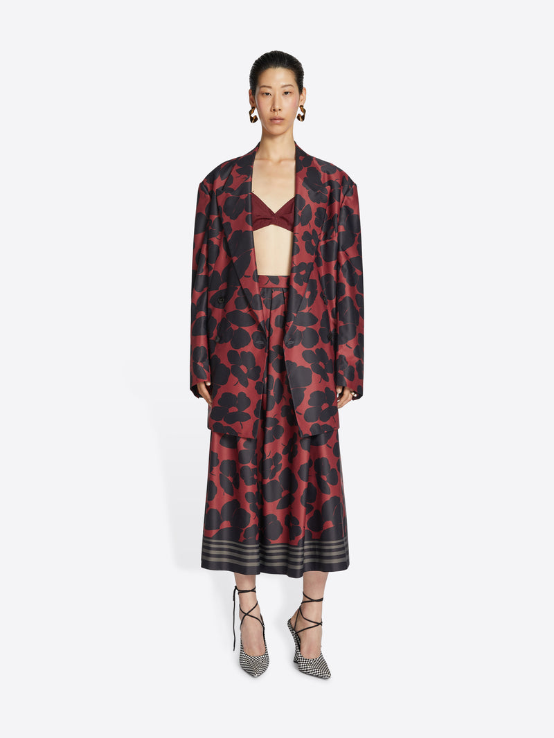 Dries Van Noten Oversized Blazer Red