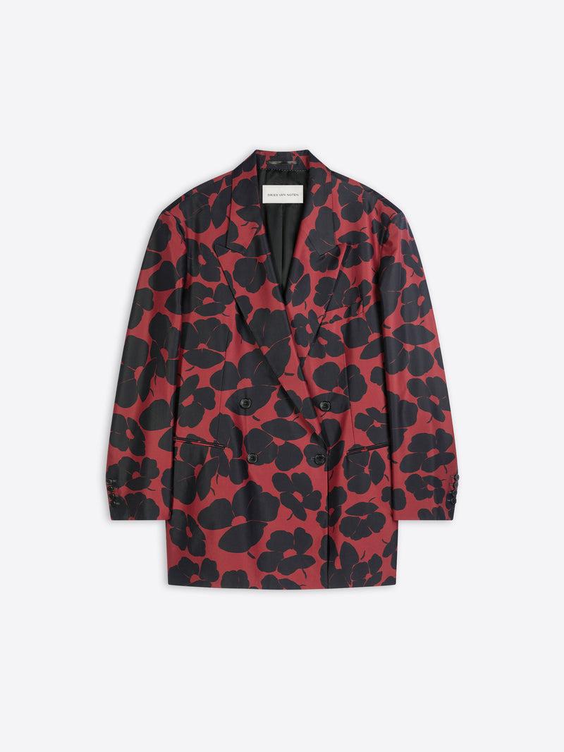 Dries Van Noten Oversized Blazer Red