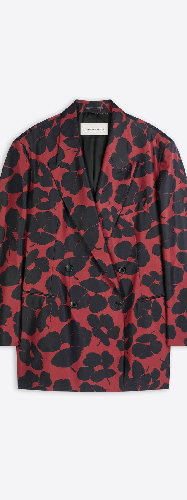 dries van noten Oversized blazer red