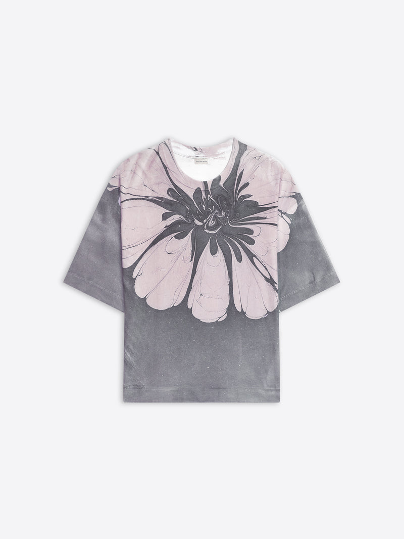 Dries Van Noten Oversized Cotton Tee Dessin A