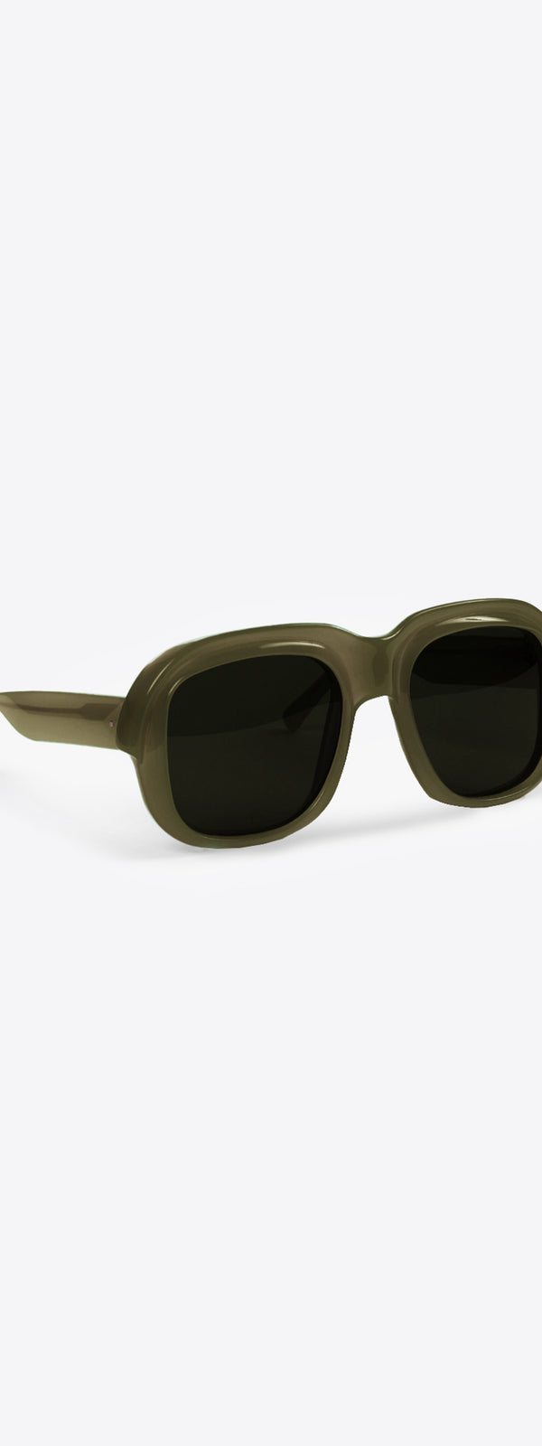 dries van noten Oversized square sunglasses KHAKI