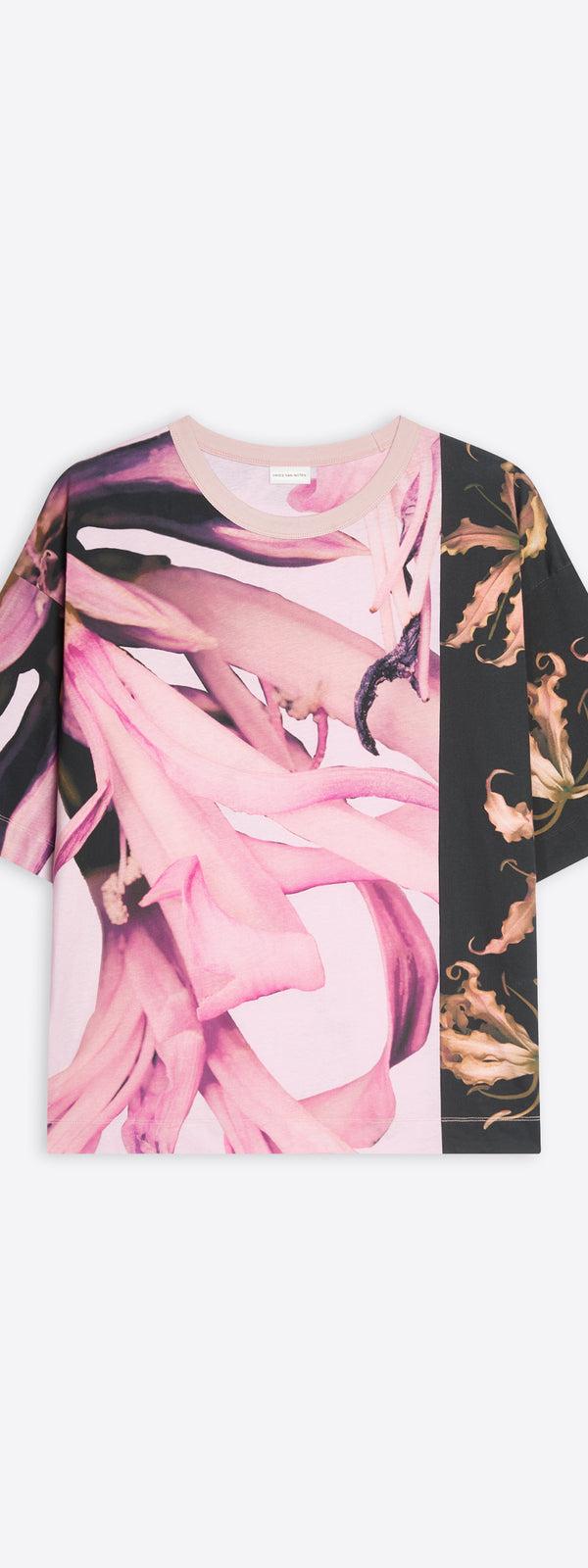 dries van noten Oversized tee PALE PINK