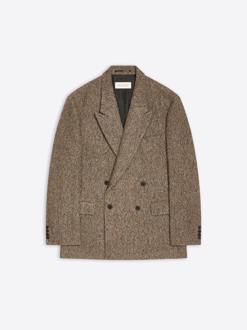 Dries Van Noten Oversized Wool Blazer RUST