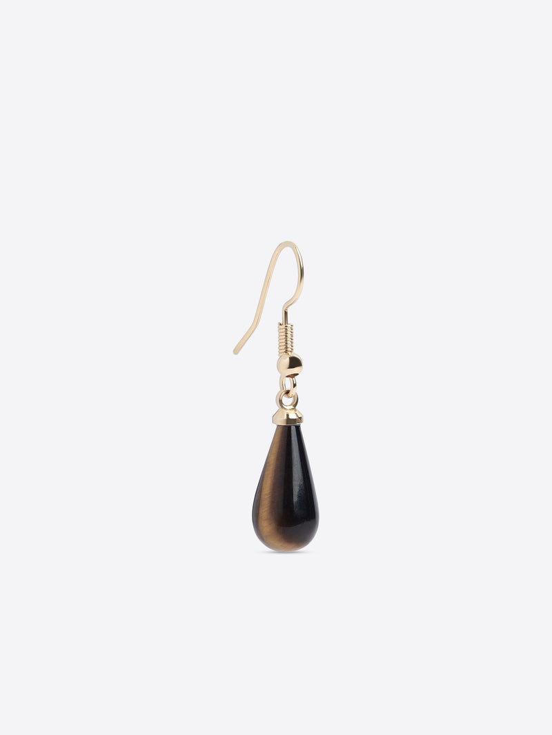 Dries Van Noten Pendant Earring Tiger-eye