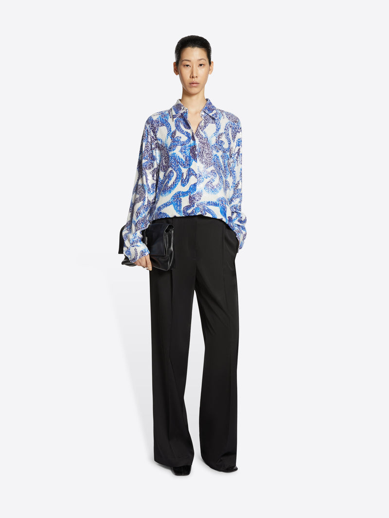 Dries Van Noten Pleated Pants Black