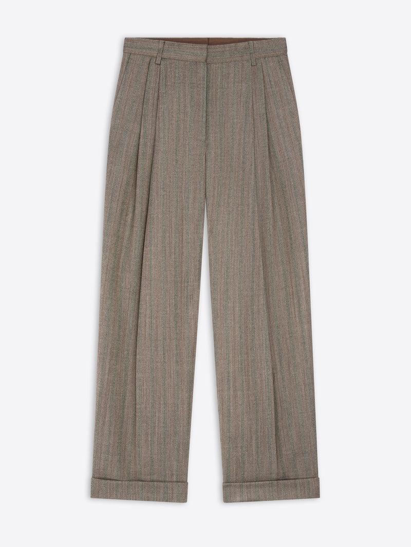 Dries Van Noten Pleated Pants GREY MELANGE