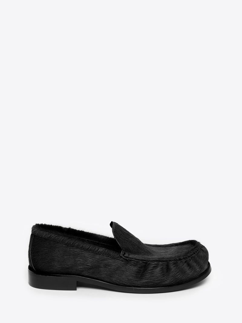 Dries Van Noten Ponyhair Loafers BLACK