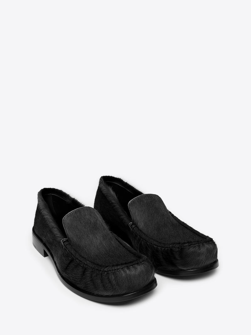 Dries Van Noten Ponyhair Loafers BLACK