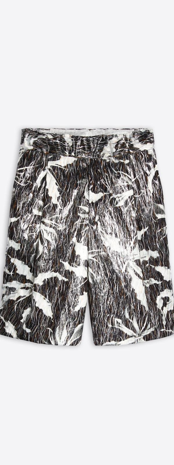 dries van noten Printed bermuda shorts BLACK
