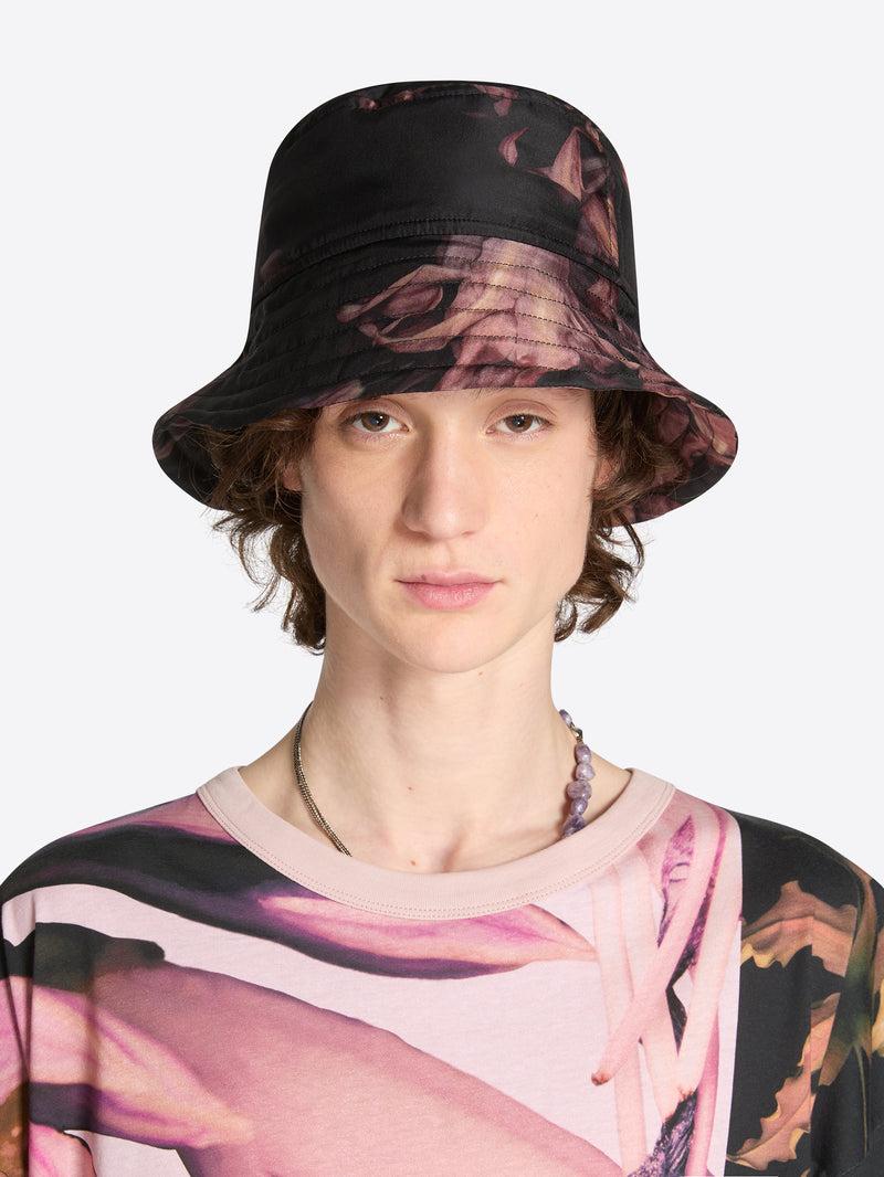 Dries Van Noten Printed Bucket Hat OLD ROSE