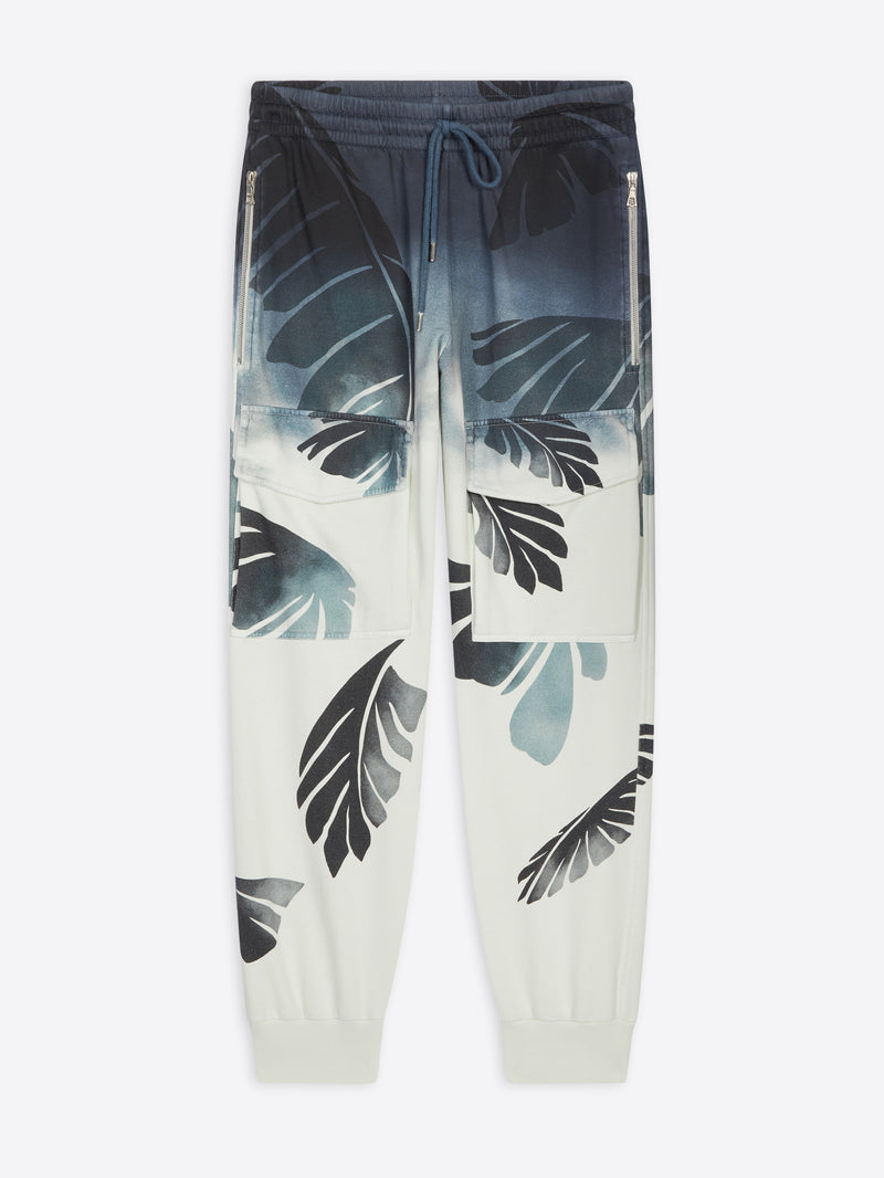 Dries Van Noten Printed Sweatpants Navy