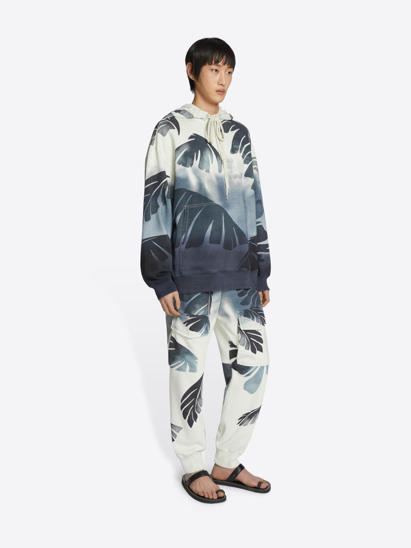 Dries Van Noten Printed Sweatpants Navy